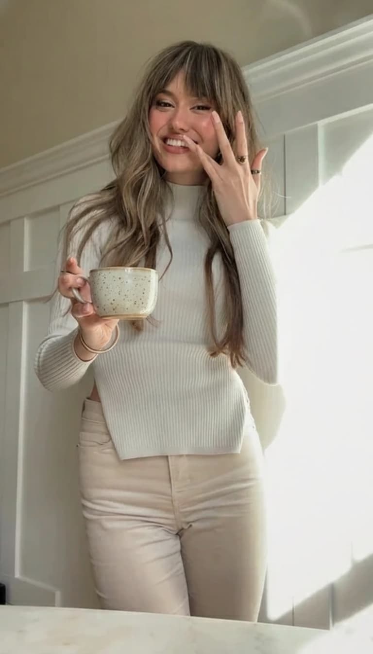 Café champignons femme